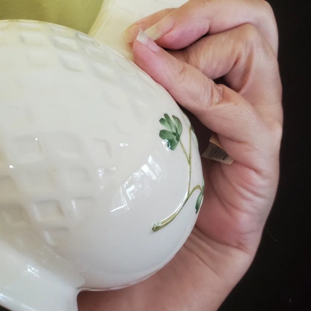 Vintage Shamrock Vase